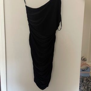 Black One Shoulder Dress